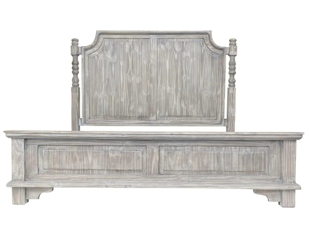 Charleston King Panel Bed Vintage LLC