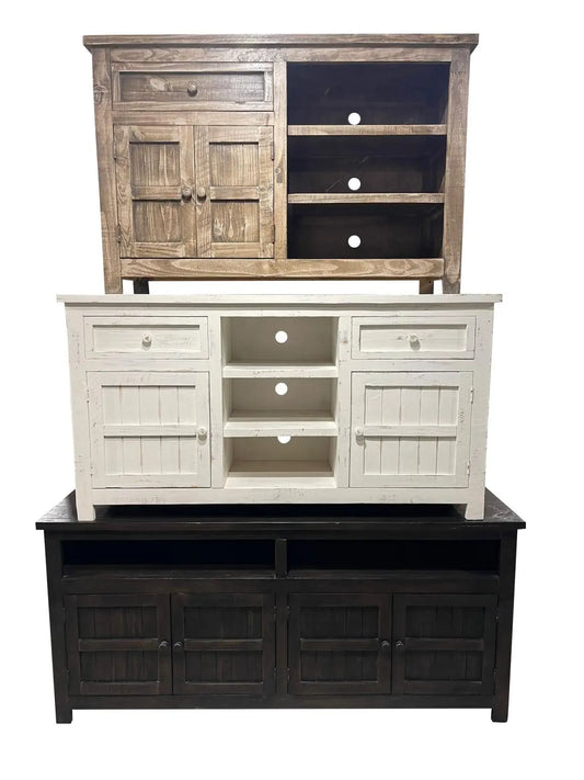 Cypress TV Stand 60"Gray Vintage LLC