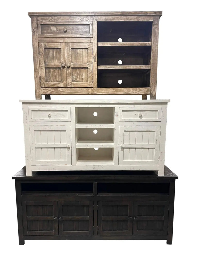 Cypress TV Stand 60"Gray Vintage LLC