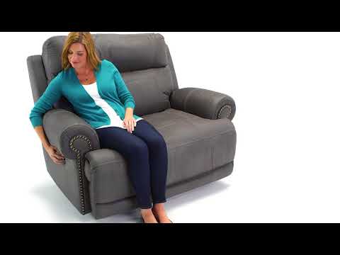 Signature Design by Ashley Austere Fabric Recliner with Wall Recline 3840152 EXTERNAL_VIDEO 1